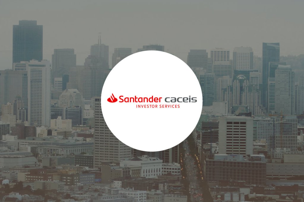 conheça o case santander CACEIS cenário
