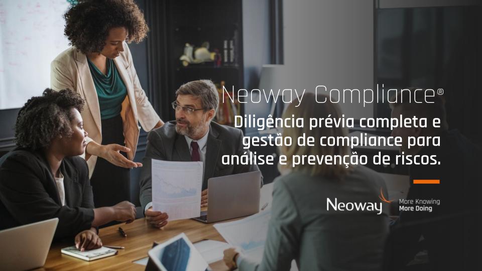 Conflito de interesses: Neoway Compliance para realizar diligência prévia