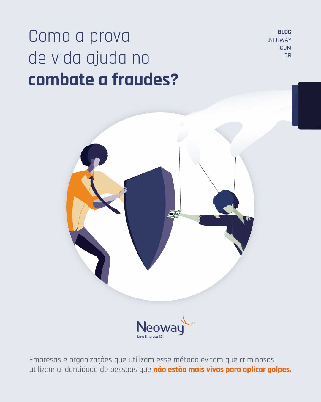 Infográfico: Como a Prova de vida Ajuda no Combate à fraude